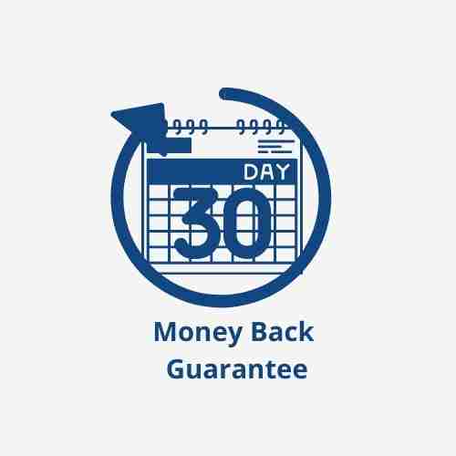 30 days Money back guarantee